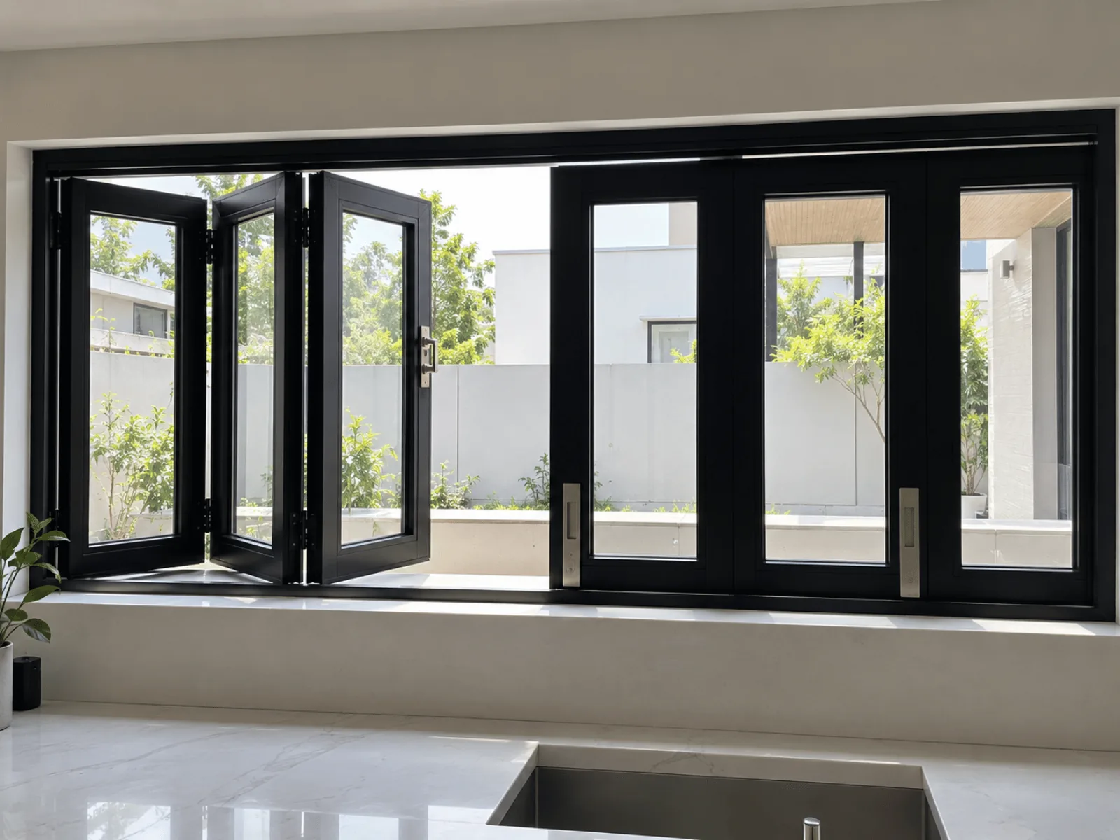 Jendela Lipat - Katalog Jendela Aluminium PT Kaha Sukses Mandiri